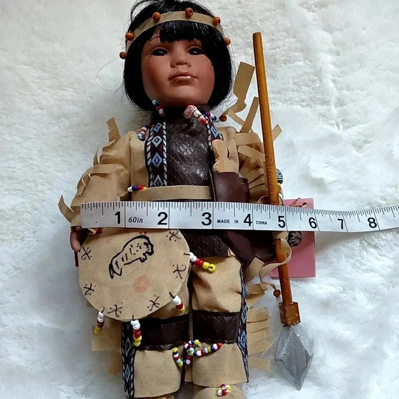 Native American Traditions Porcelain Doll - Picture 10 of 11